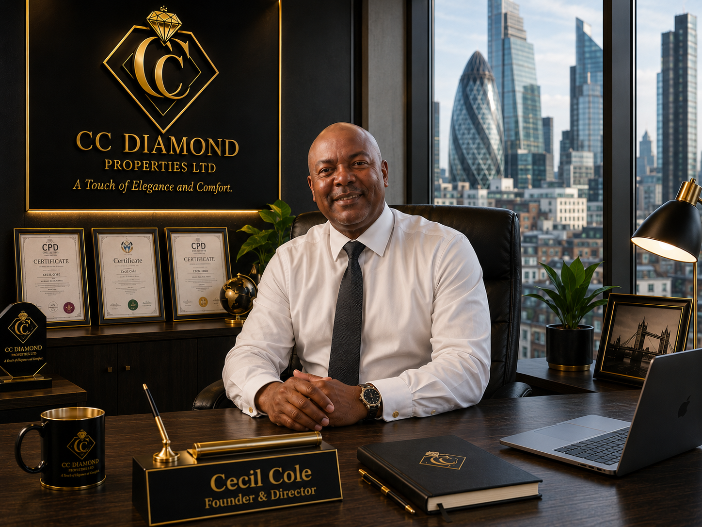 Cecil Cole, Founder and Director of CC Diamond Properties Ltd